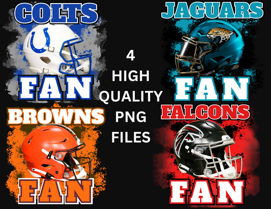 Football Pro Teams PNG Files - Freebie Friday Deal