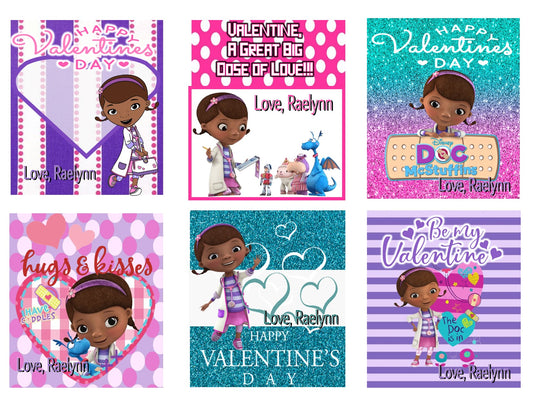 Doc McStuffins Valentine's Day Cards