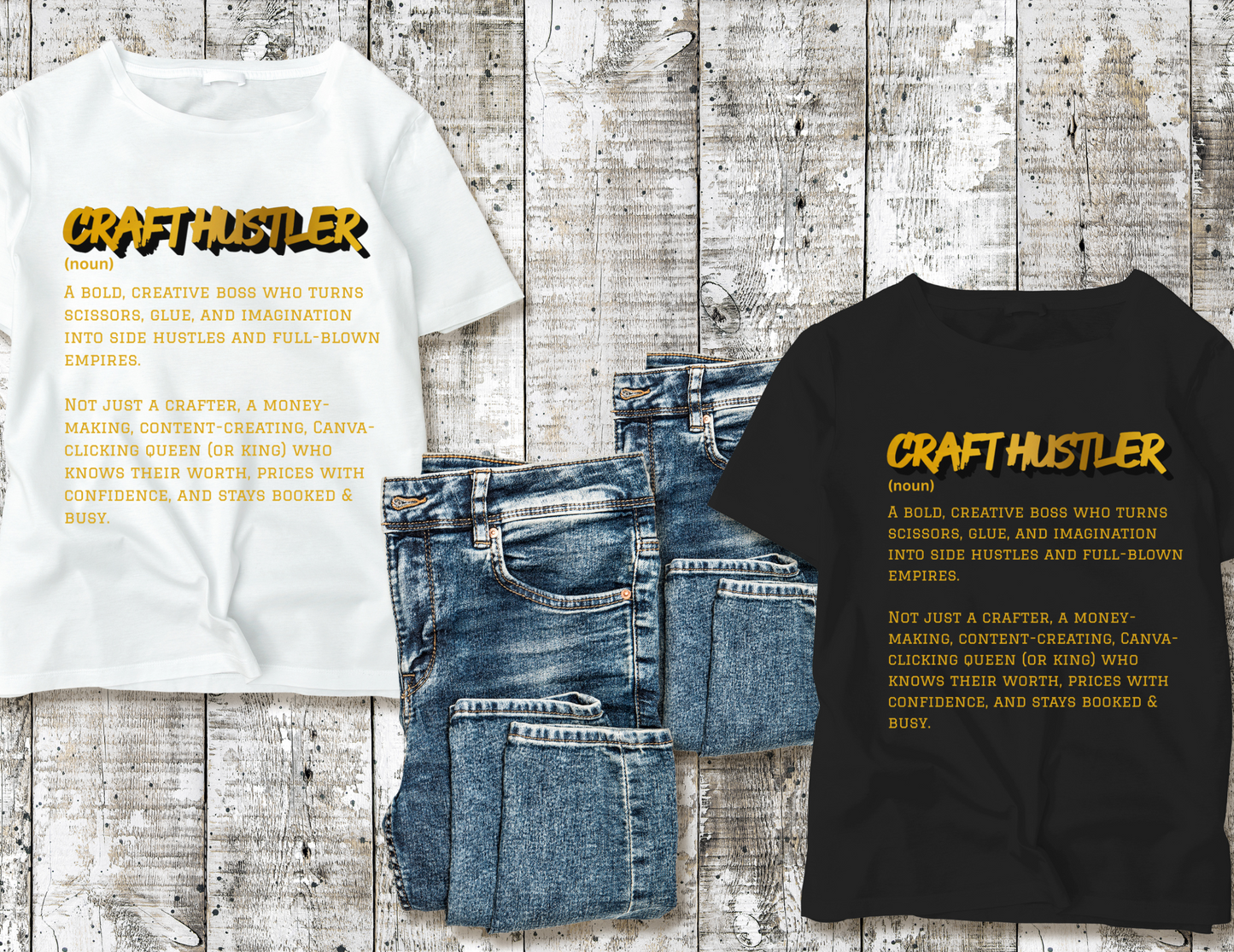 Craft Hustler – Official Definition Tee